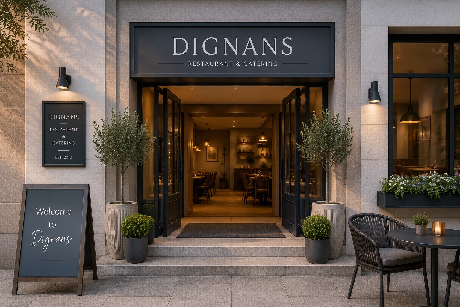 Dignans restaurant entrance